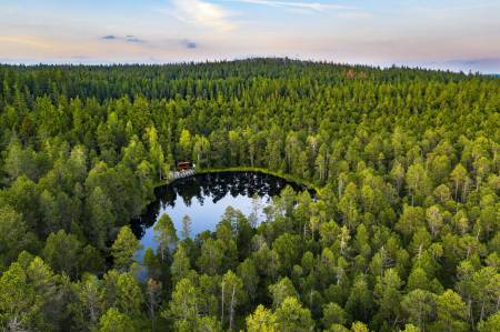 Mechový okruh na koloběžce